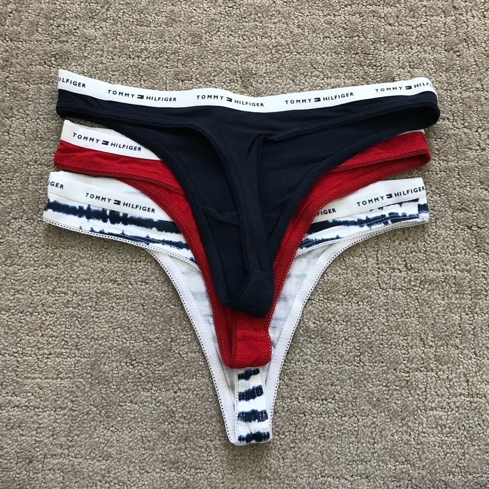 Tommy Hilfiger Thongs 3 Pack NWT - Picture 2 of 3